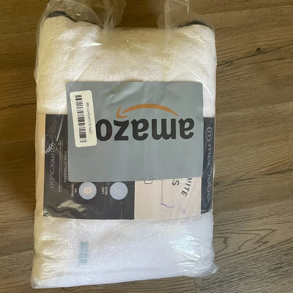 Macouba Towels 3 Pack New 100% Cotton ISO Certified Ultra Soft!